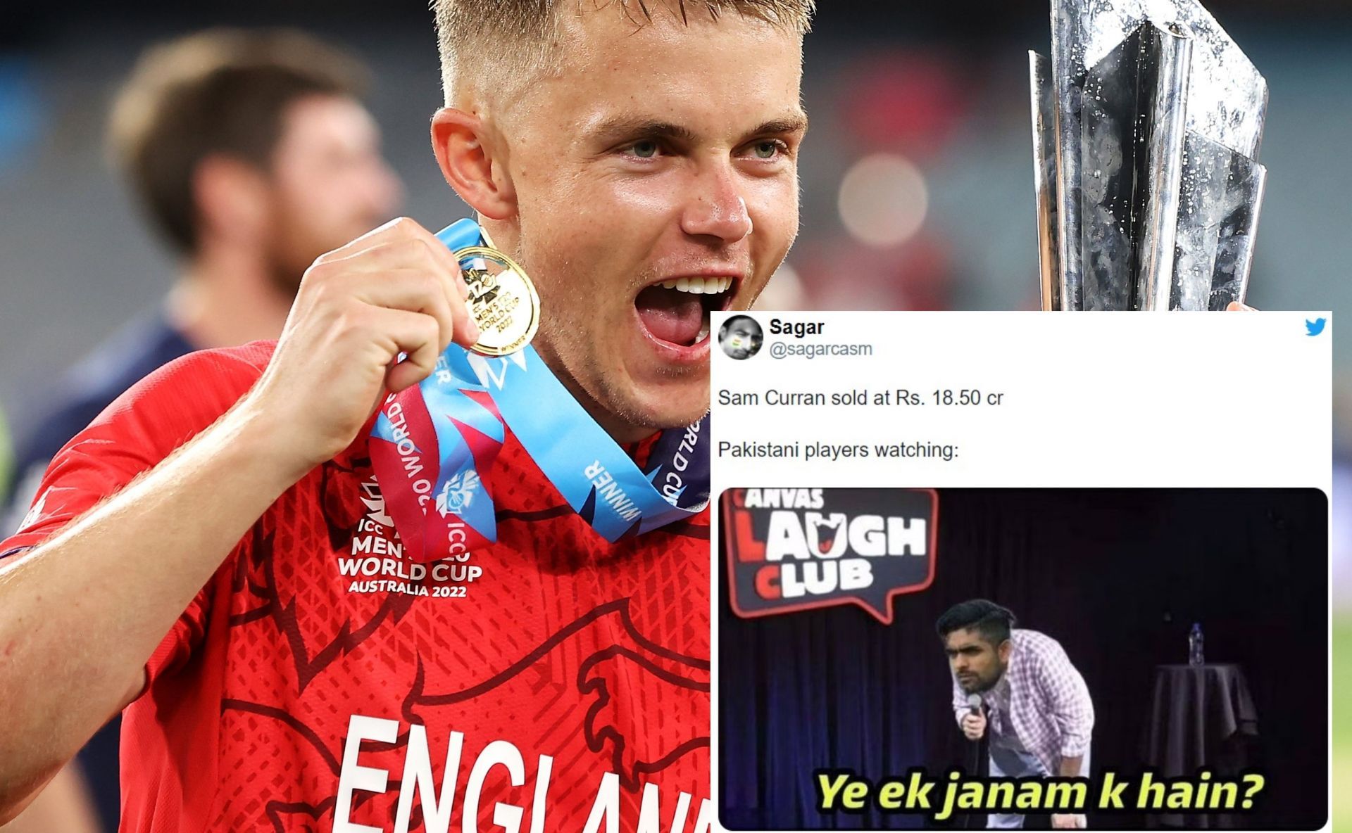 Fans react after Sam Curran