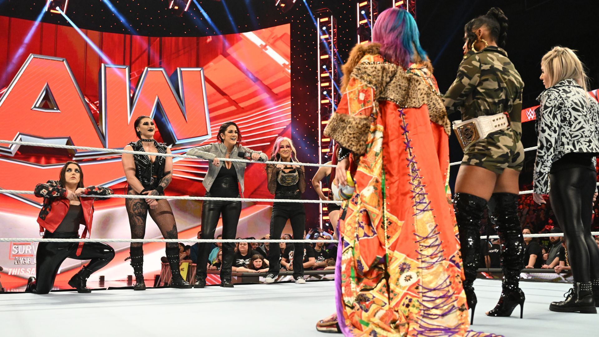 The stars of RAW's Women's Division