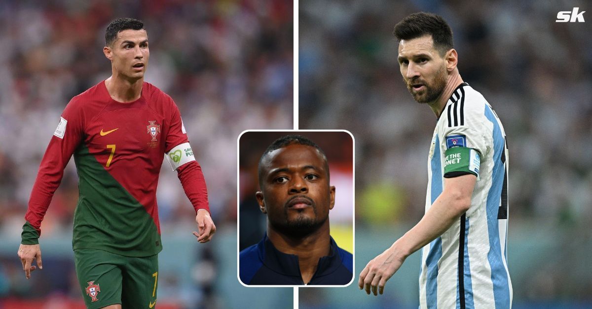 Patrice Evra shared his take on the Ronaldo Messi GOAT debate