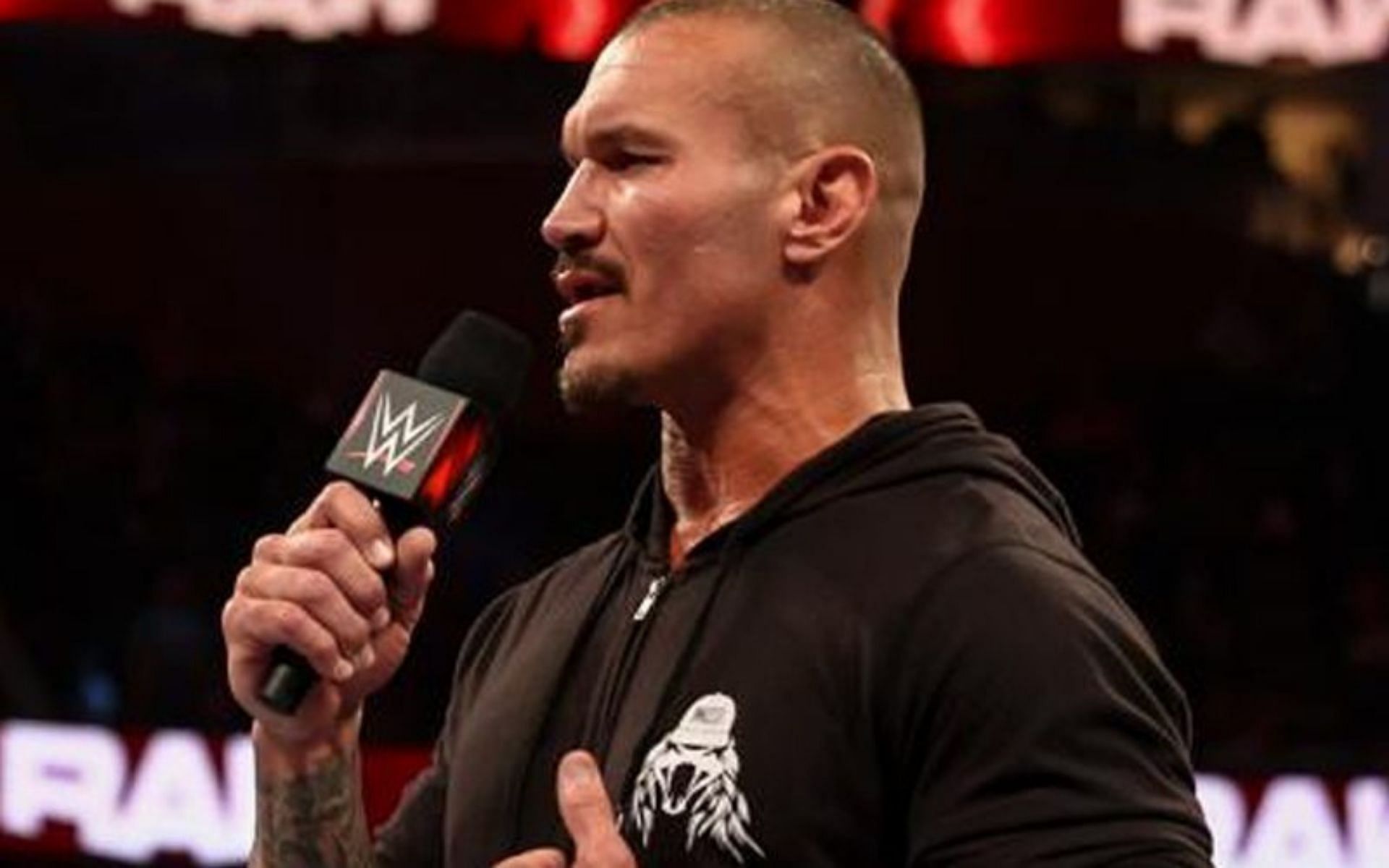 Randy Orton on an edition of Monday Night RAW