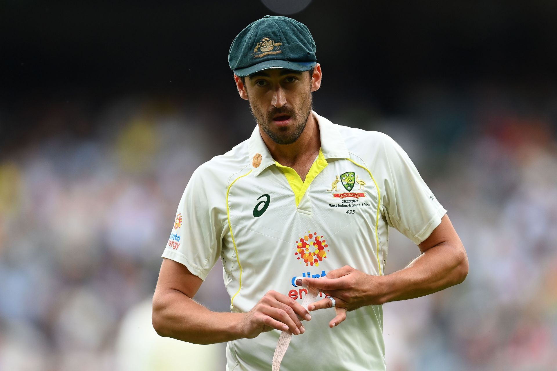 Mitchell Starc could be doubtful for the India tour. (Credits: Getty)