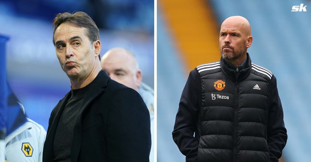 [L-to-R] Julen Lopetegui and Erik ten Hag.