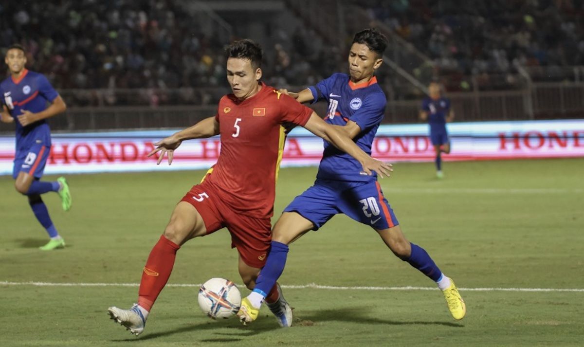 Vietnam thrashed Singapore 4-0 in a June friendly