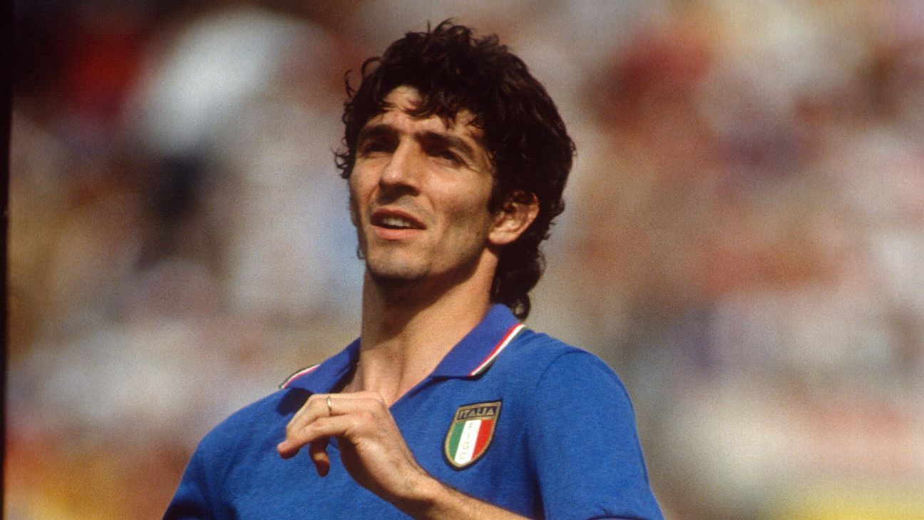 Paolo Rossi is arguably the most skilled center-forward in Italy&#039;s history | Courtesy: ESPN