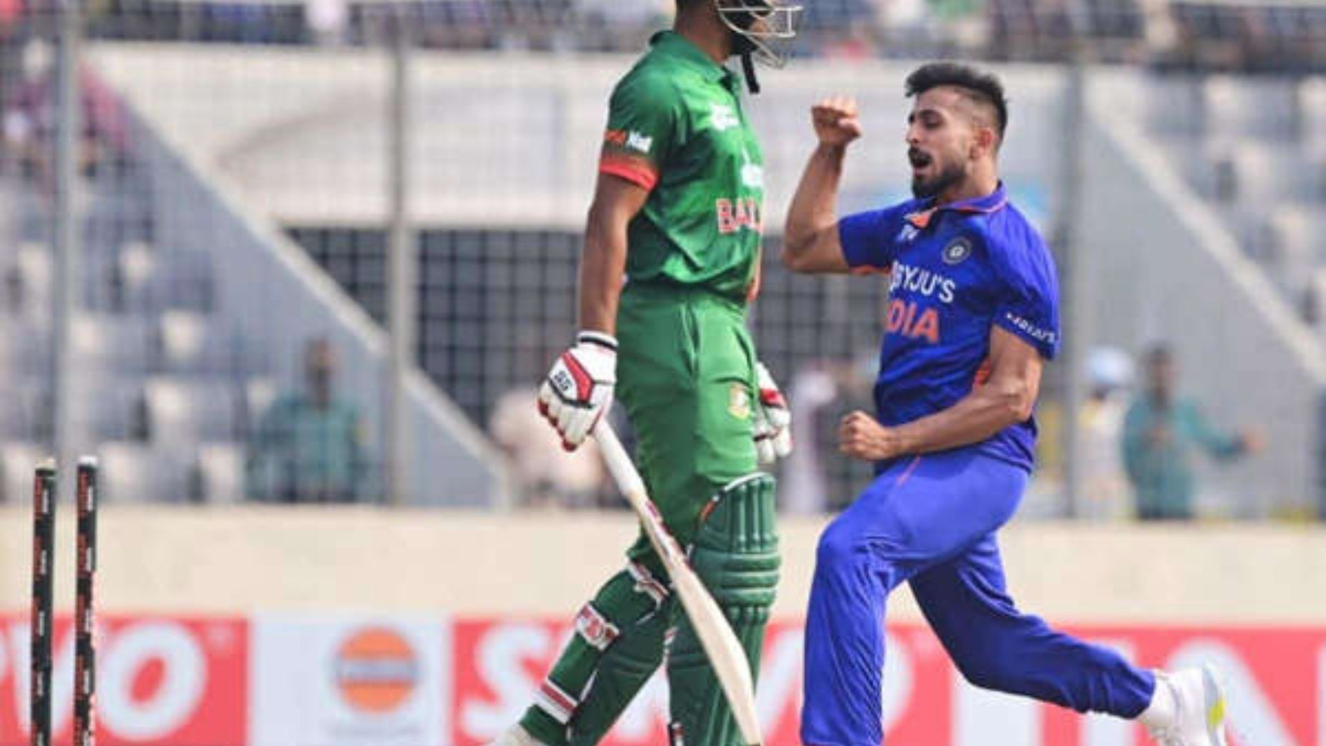 Umran Malik can run through the Bangladesh batting if he gets his radar right straightaway. (P.C.:Twitter)