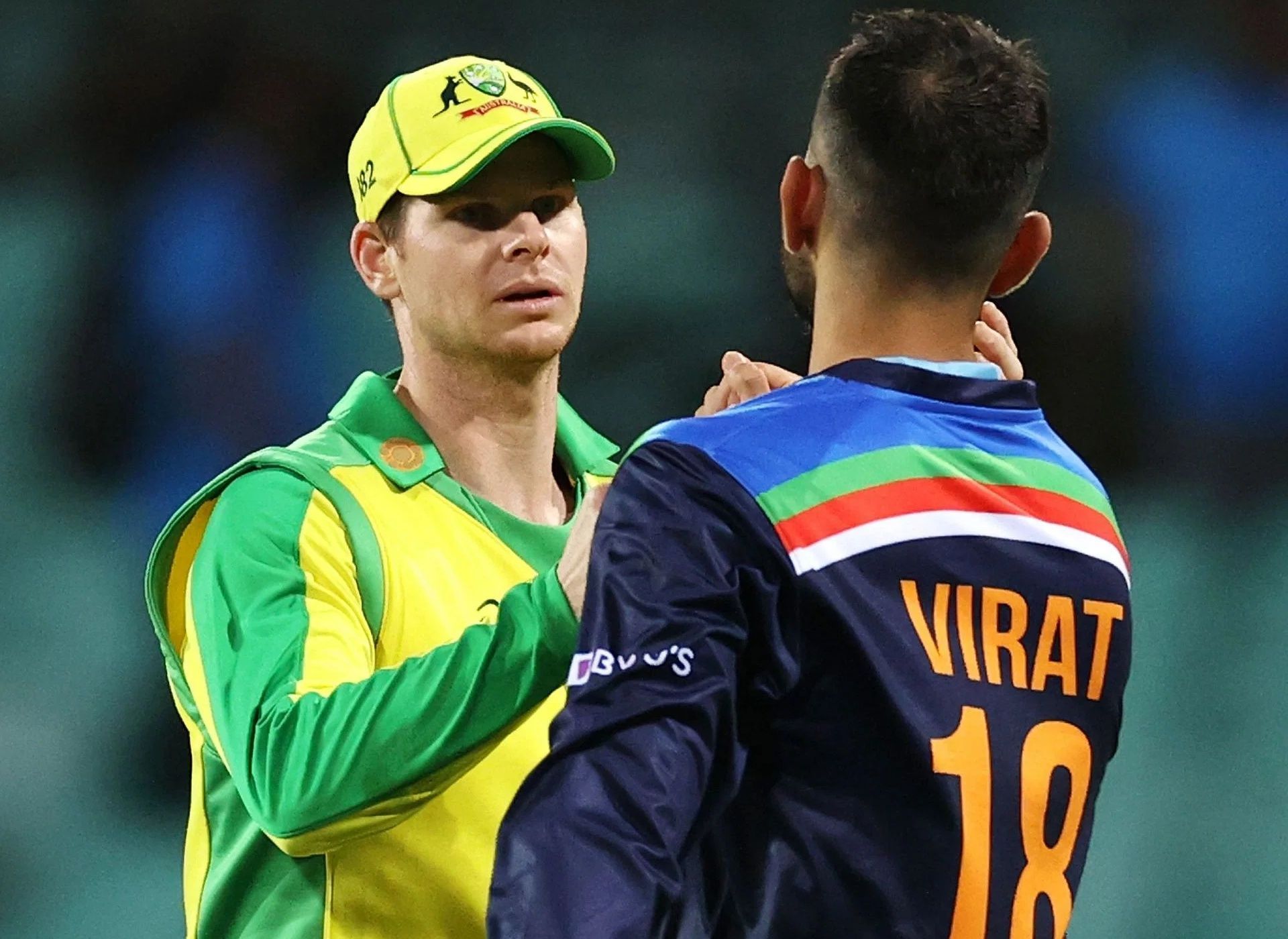 Steve Smith (left) and Virat Kohli. Pic: Getty Images