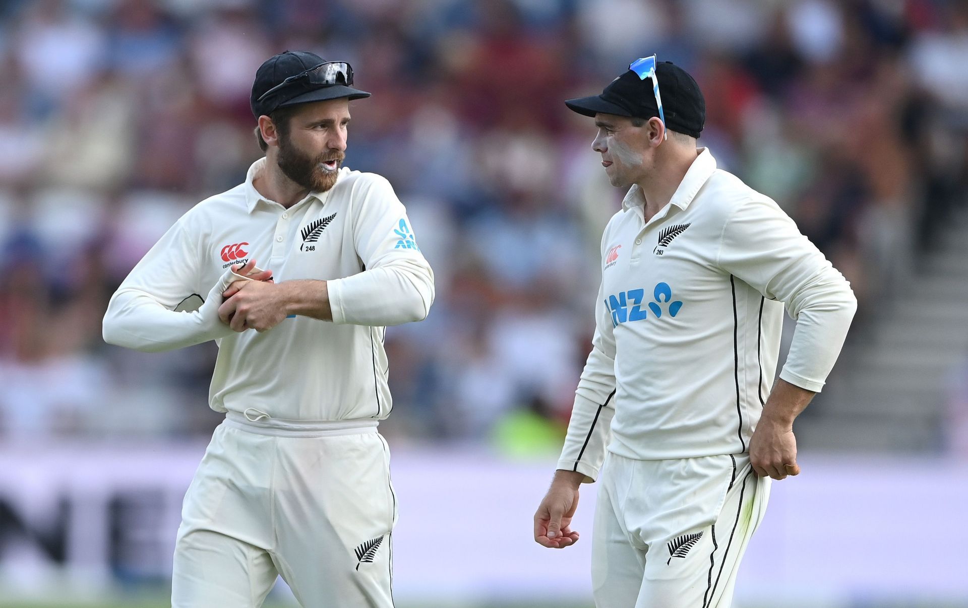 Kane Williamson (left) was a calming influence on the New Zealand team. Pic: Getty Images