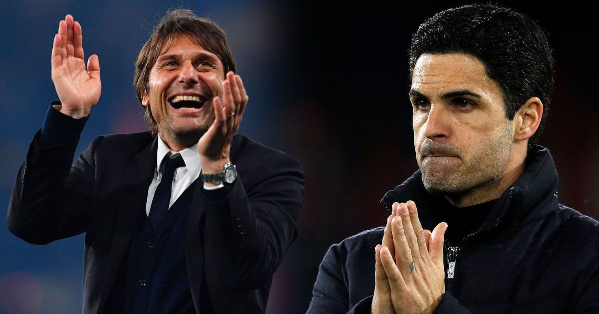 Antonio Conte and Mikel Arteta