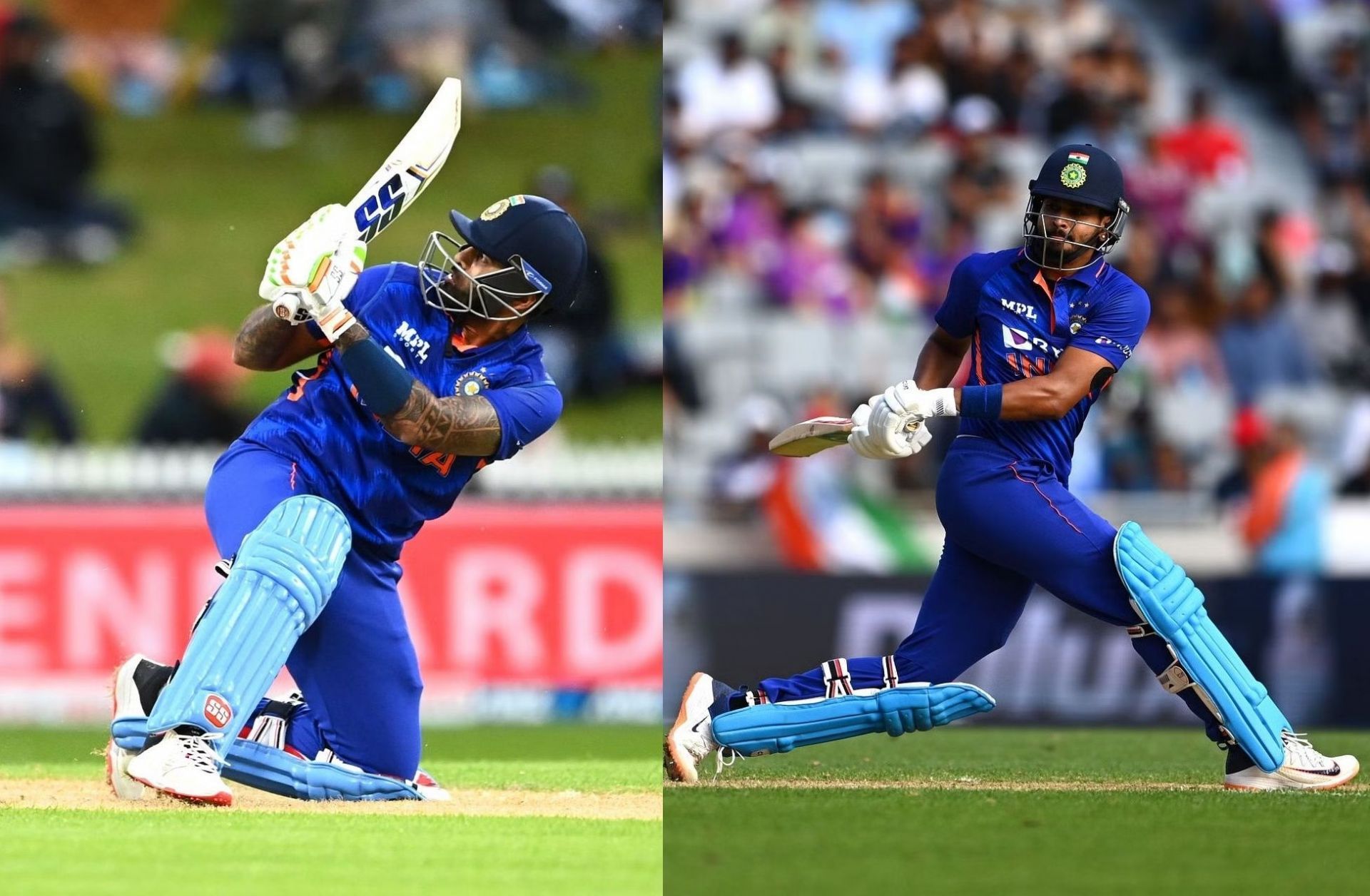 Suryakumar Yadav (left) and Shreyas Iyer came up with some memorable performances. Pics: Getty Images