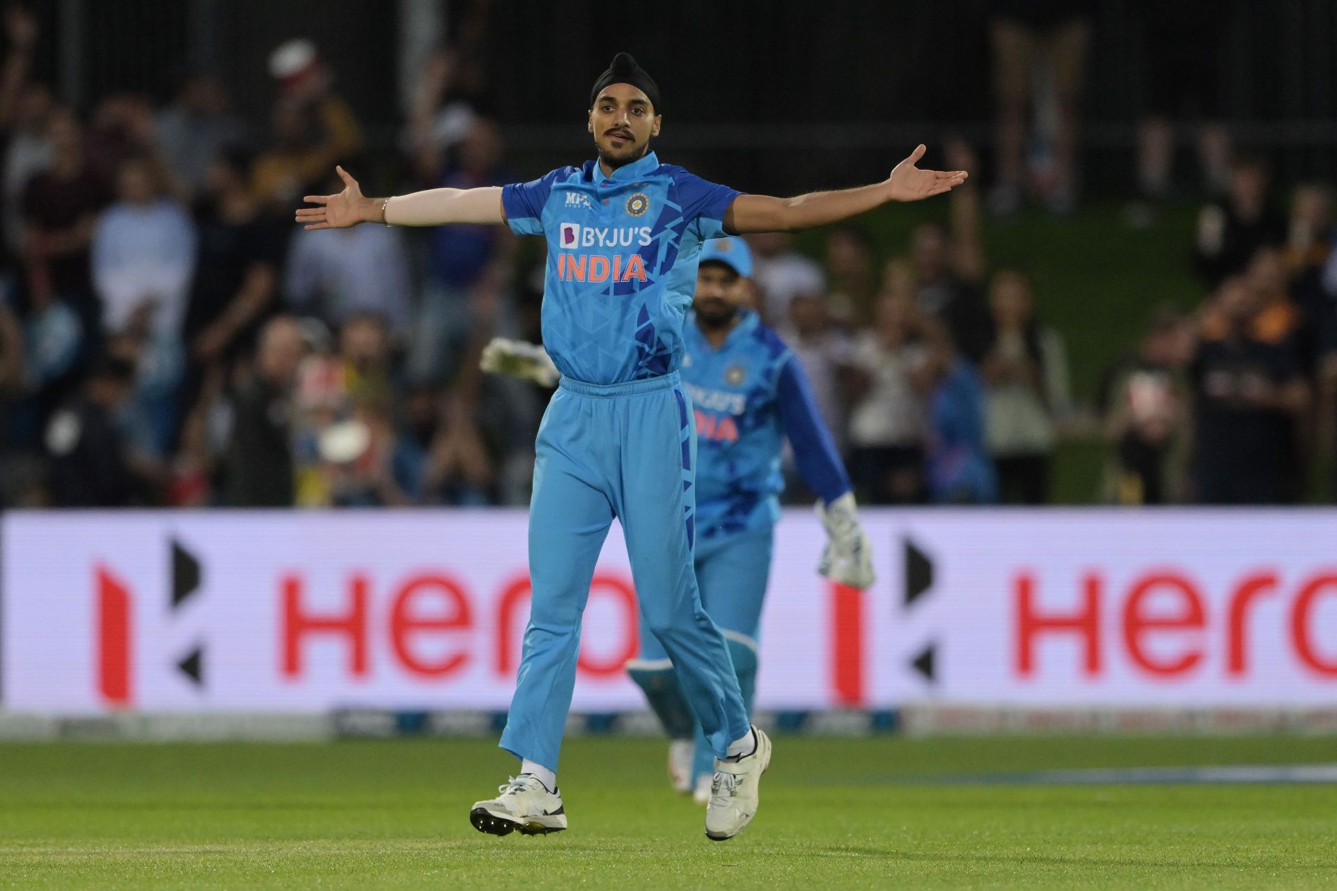 Arshdeep Singh excelled in his debut year in international cricket. Pic: Getty Images