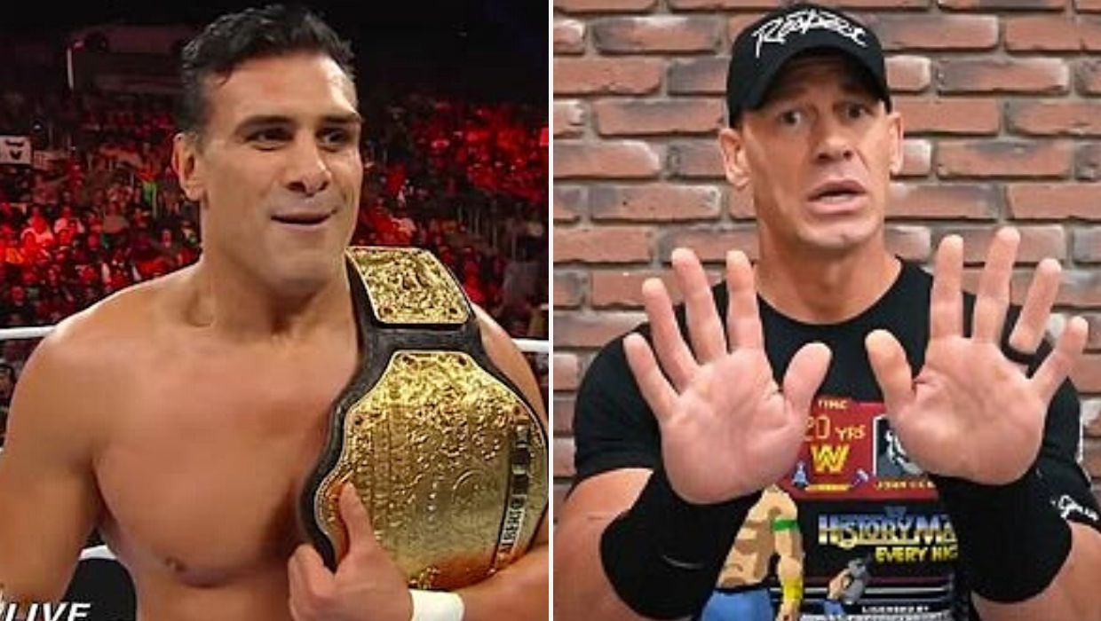 Former WWE Champions Alberto Del Rio and John Cena