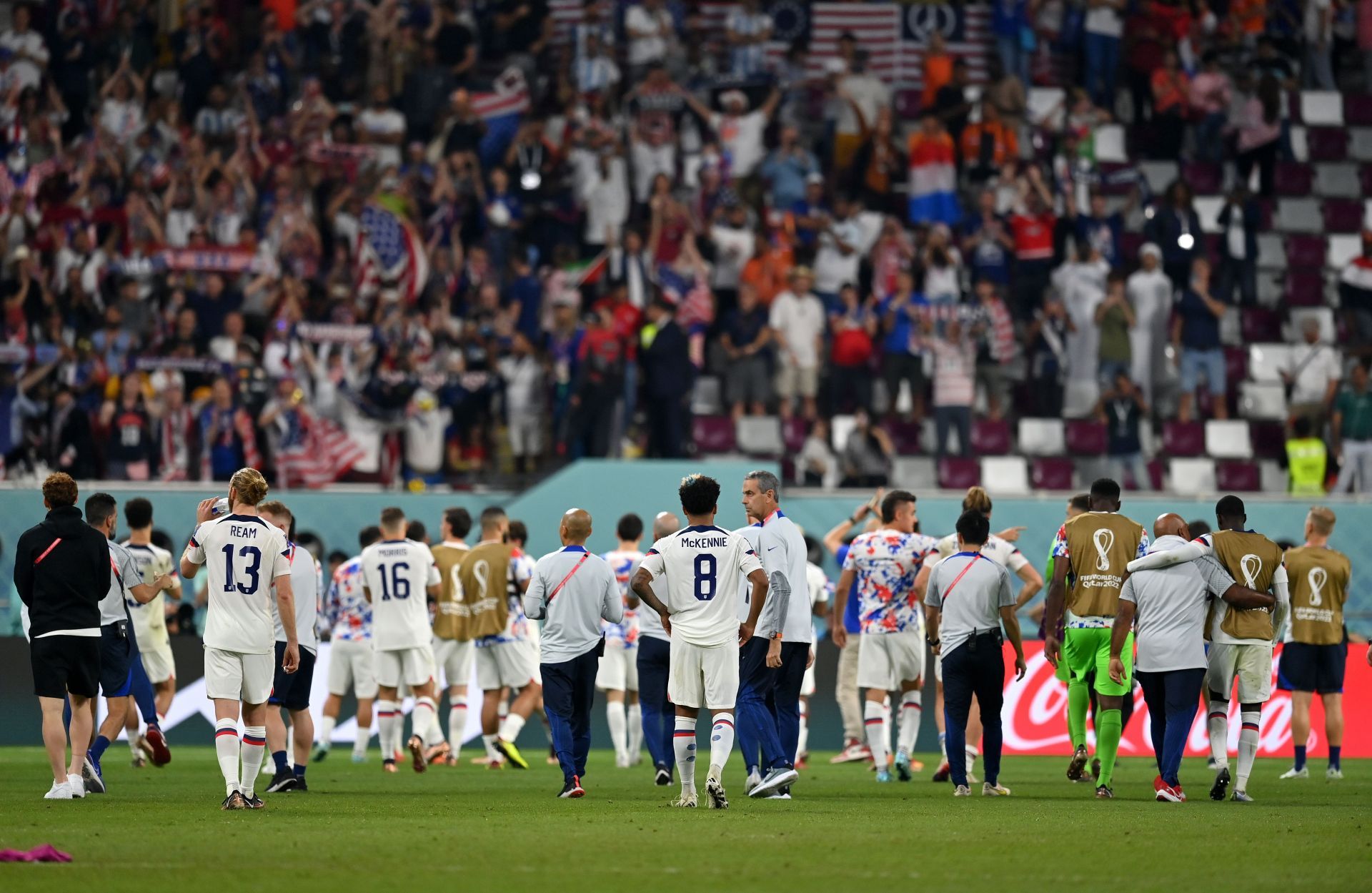 Dempsey reacts to USA's exit.