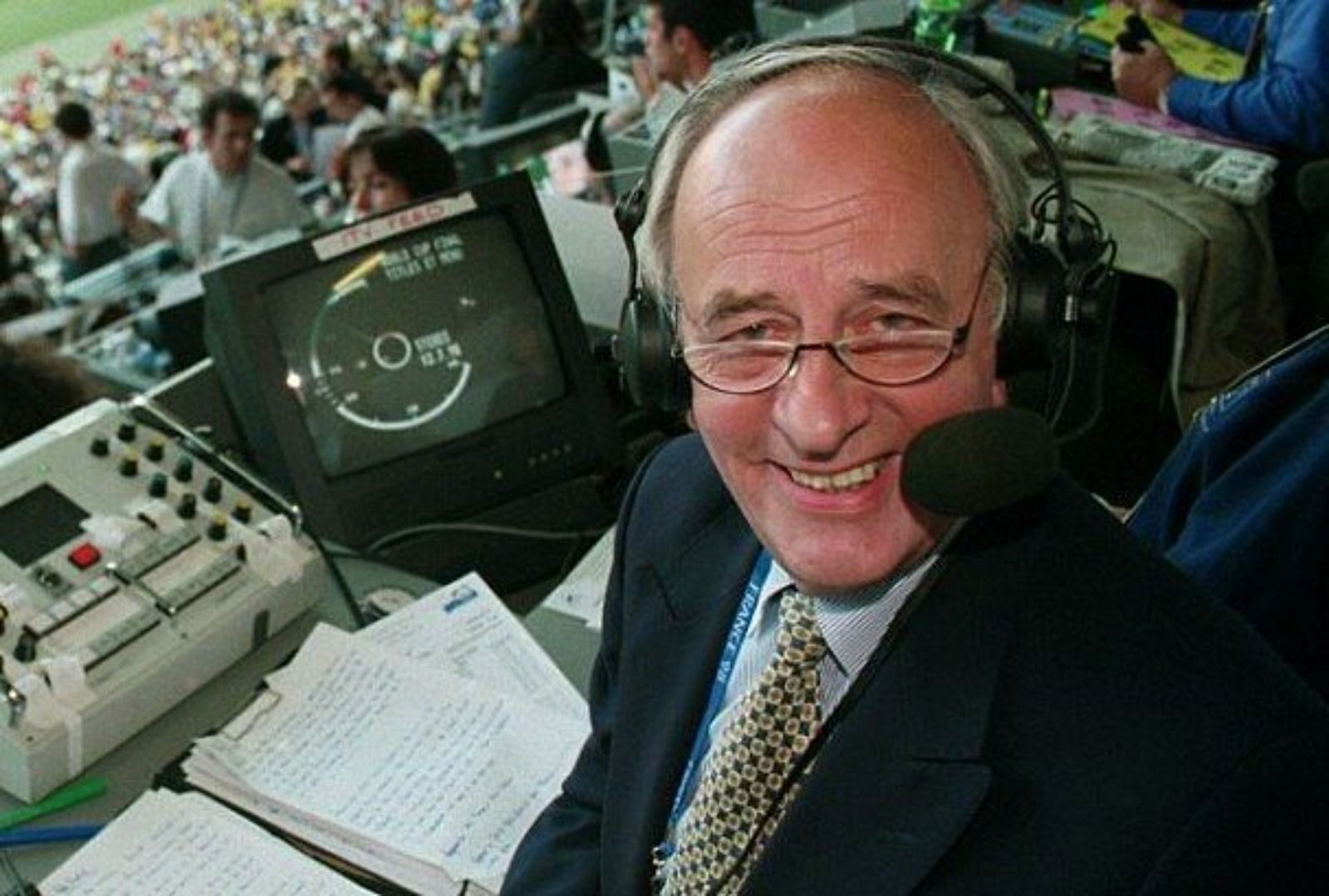 Brian Moore's career stands tall among many legendary football commentators.