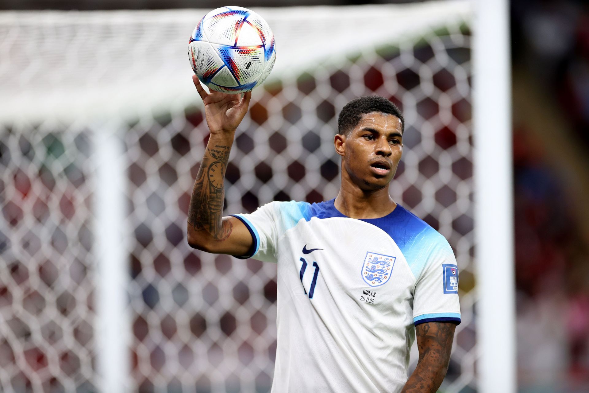 Marcus Rashford - Wales v England: Group B - FIFA WC Qatar 2022