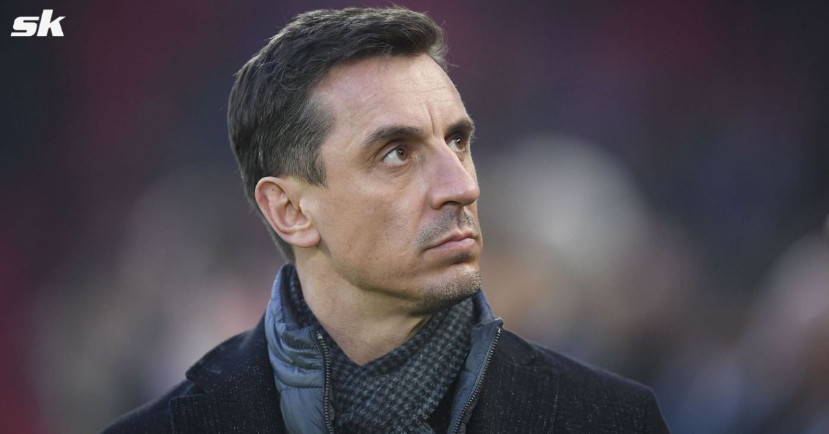 Gary Neville slammed referee