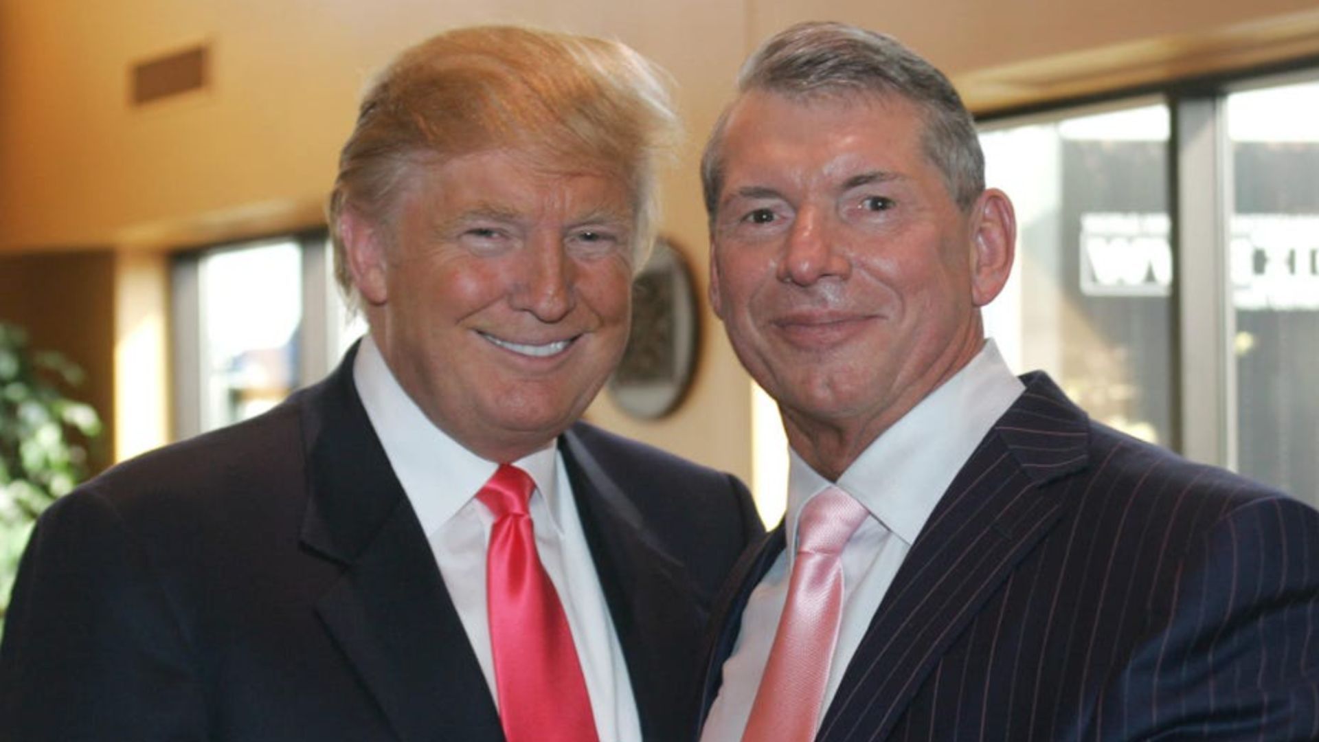 WWE Hall of Famer Donald Trump &amp; former CEO Vince McMahon