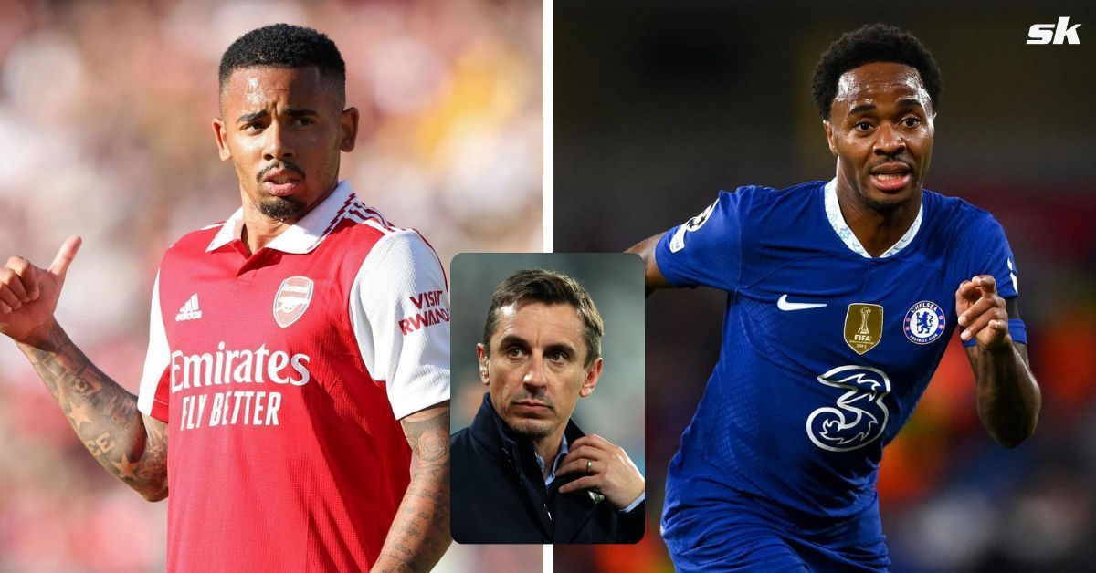 Gary Neville on why Manchester City sold Gabriel Jesus and Raheem Sterling to Arsenal and Chelsea respectively