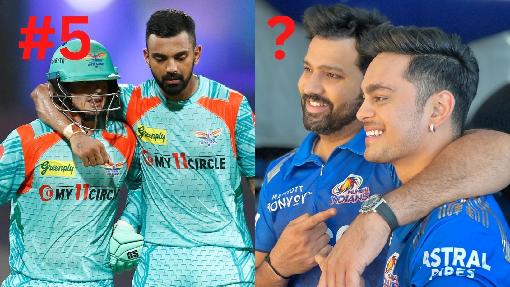 Which team has the better opening pair - Lucknow Super Giants or Mumbai Indians?
