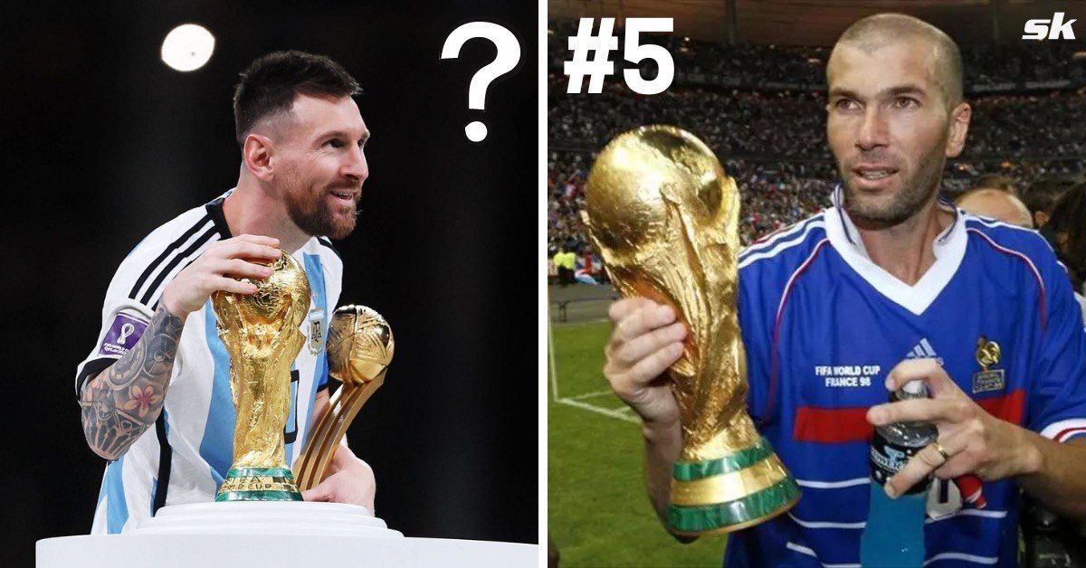 In picture: Lionel Messi (left) | Zinedine Zidane (right)