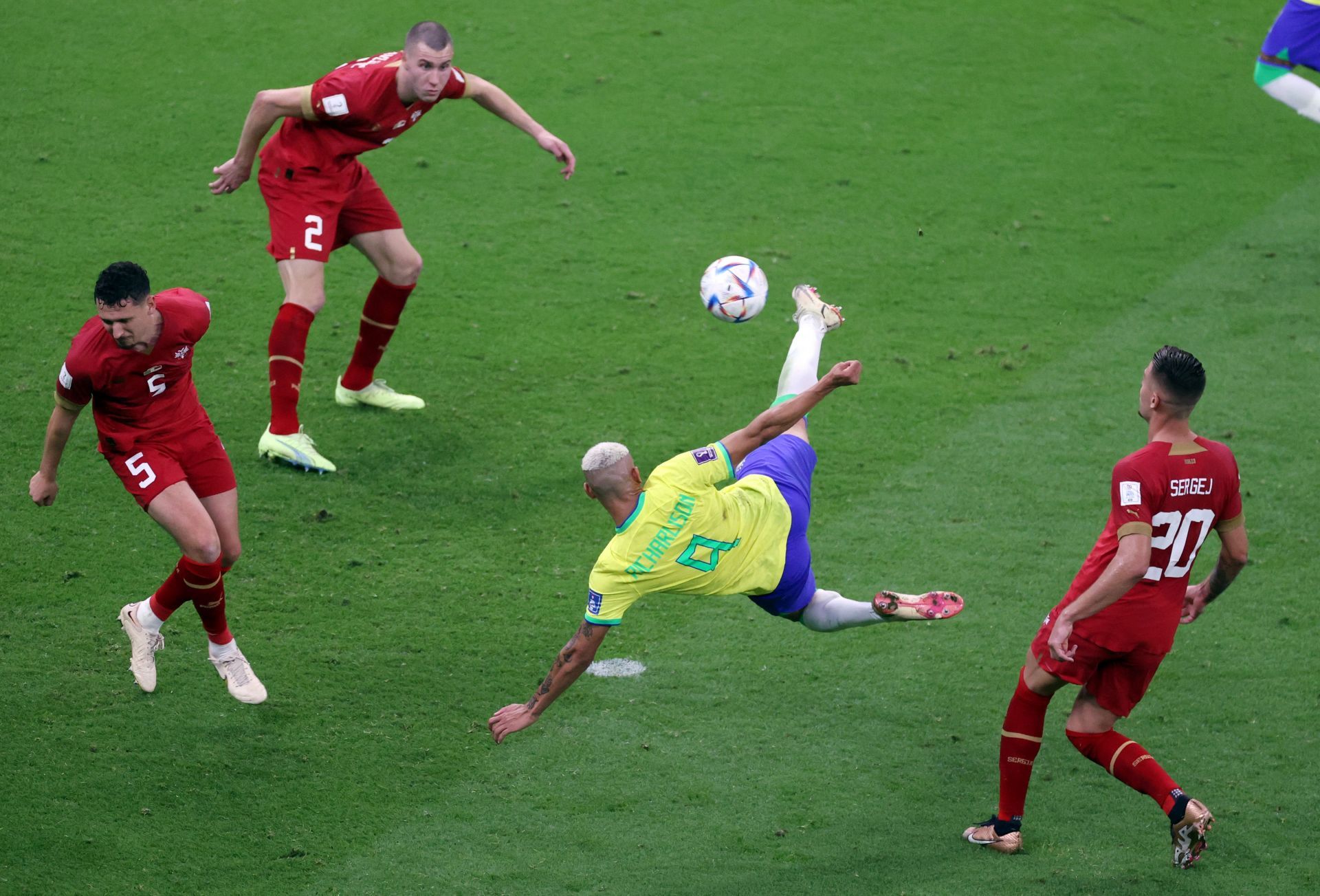 Richarlison&#039;s goal vs Serbia: Group G - FIFA World Cup Qatar 2022