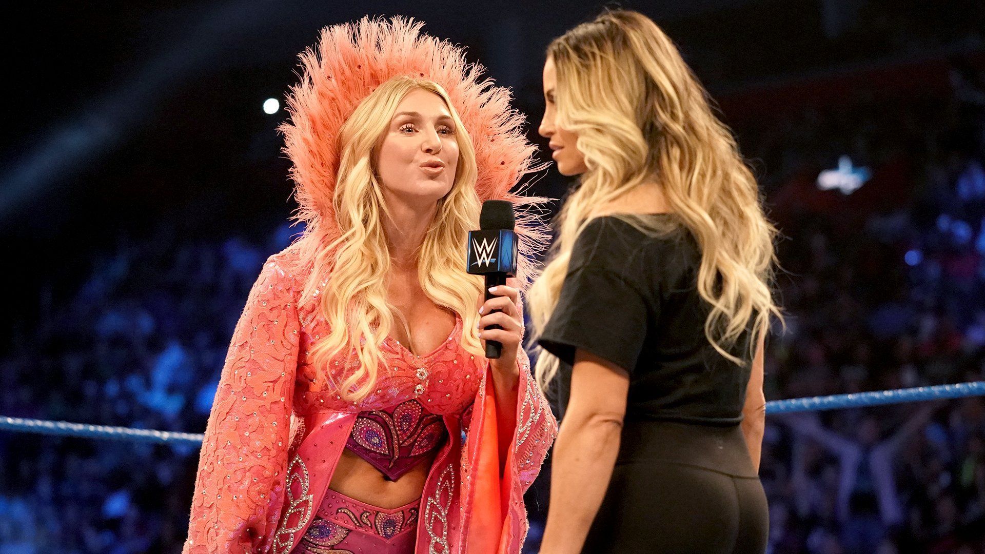 Charlotte Flair and Trish Stratus