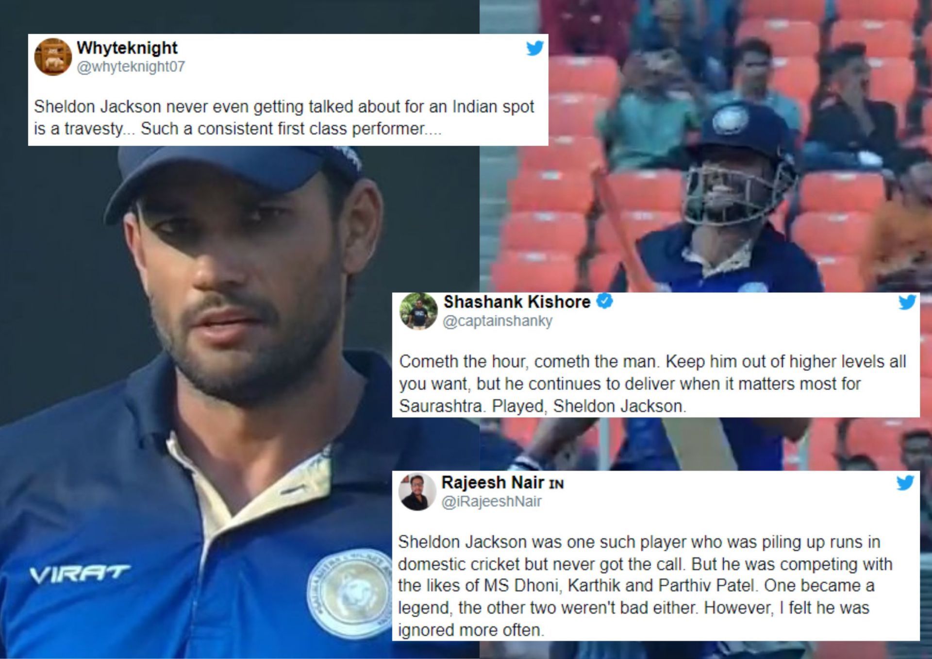 Fans showered praise aplenty on Sheldon Jackson