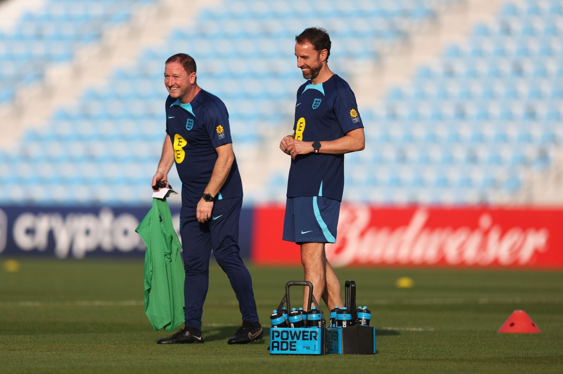 England Training And Press Conference - FIFA World Cup Qatar 2022