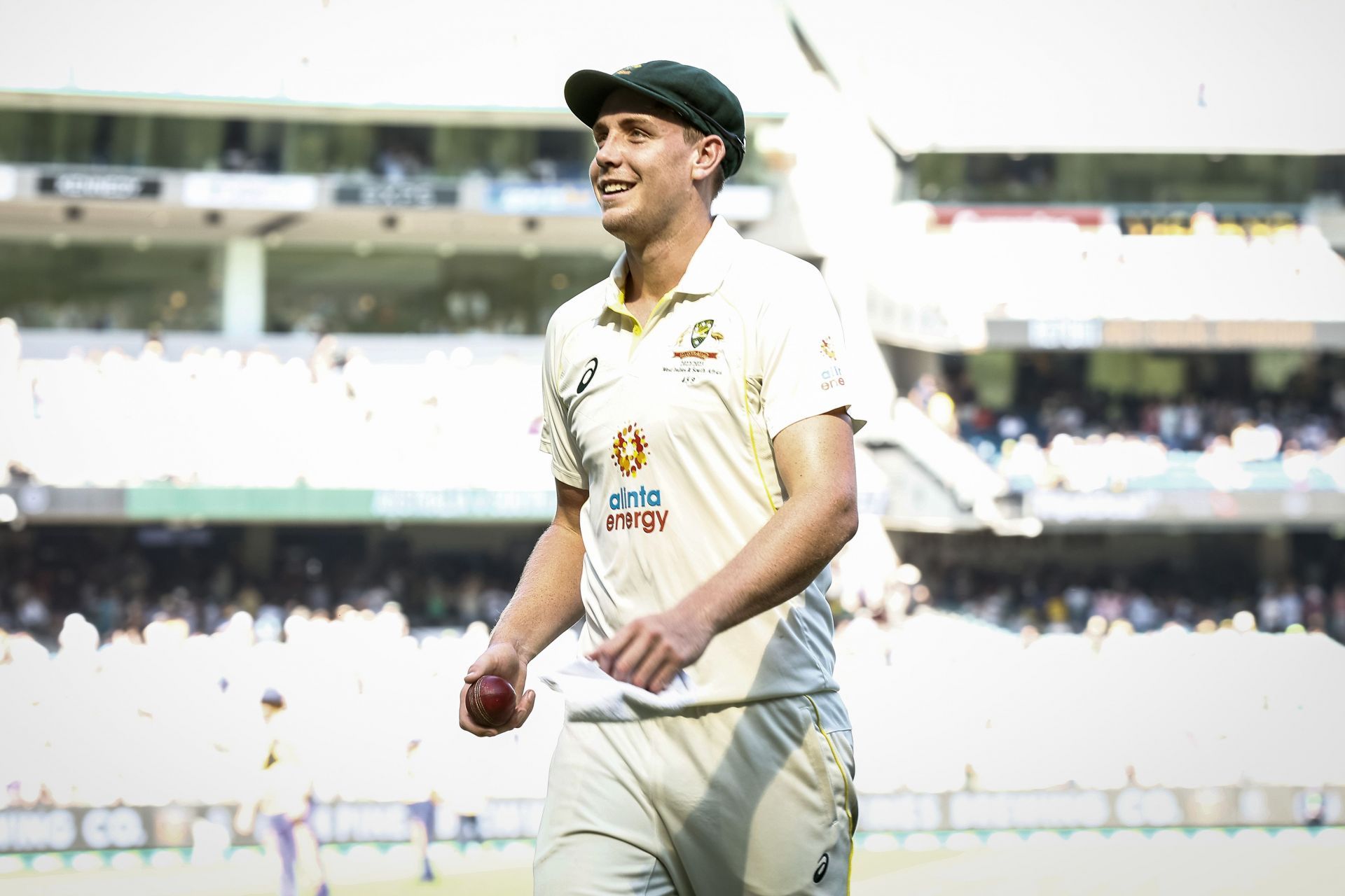 Cameron Green after his maiden fifer in Test cricket. (Credits: Getty)