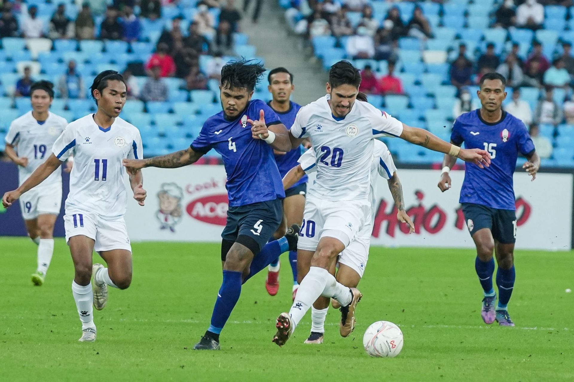 The Philippines and Cambodia were beaten in their first game