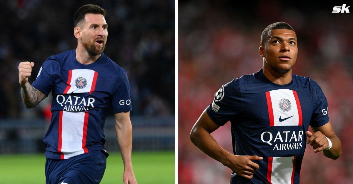 Lionel Messi and Kylian Mbappe