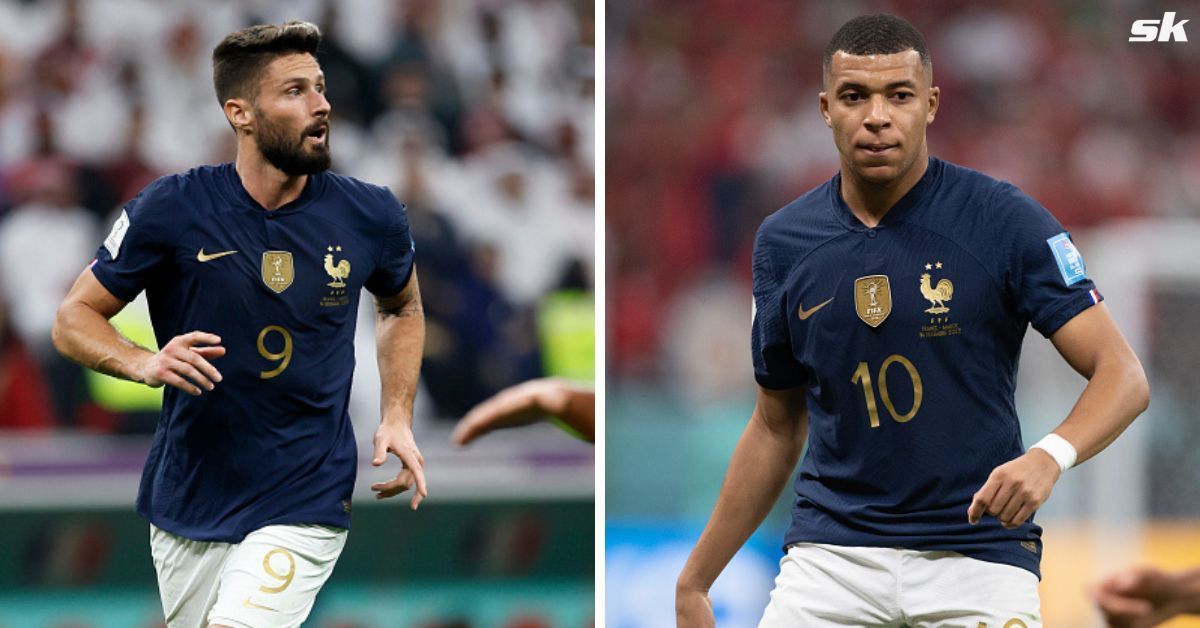 Kylian Mbappe and Olivier Giroud start for France in the 2022 FIFA World Cup final