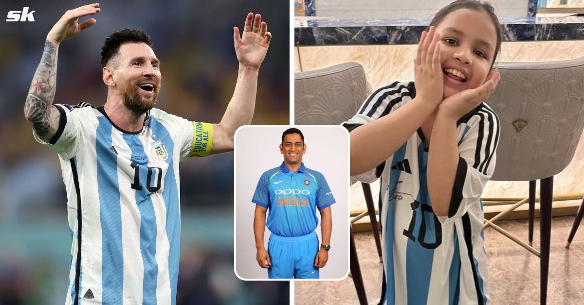 Lionel Messi shared signed jersey for MS Dhoni