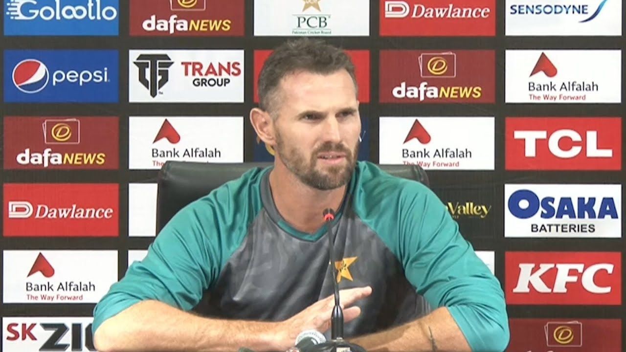 Pakistan bowling coach Shaun Tait.