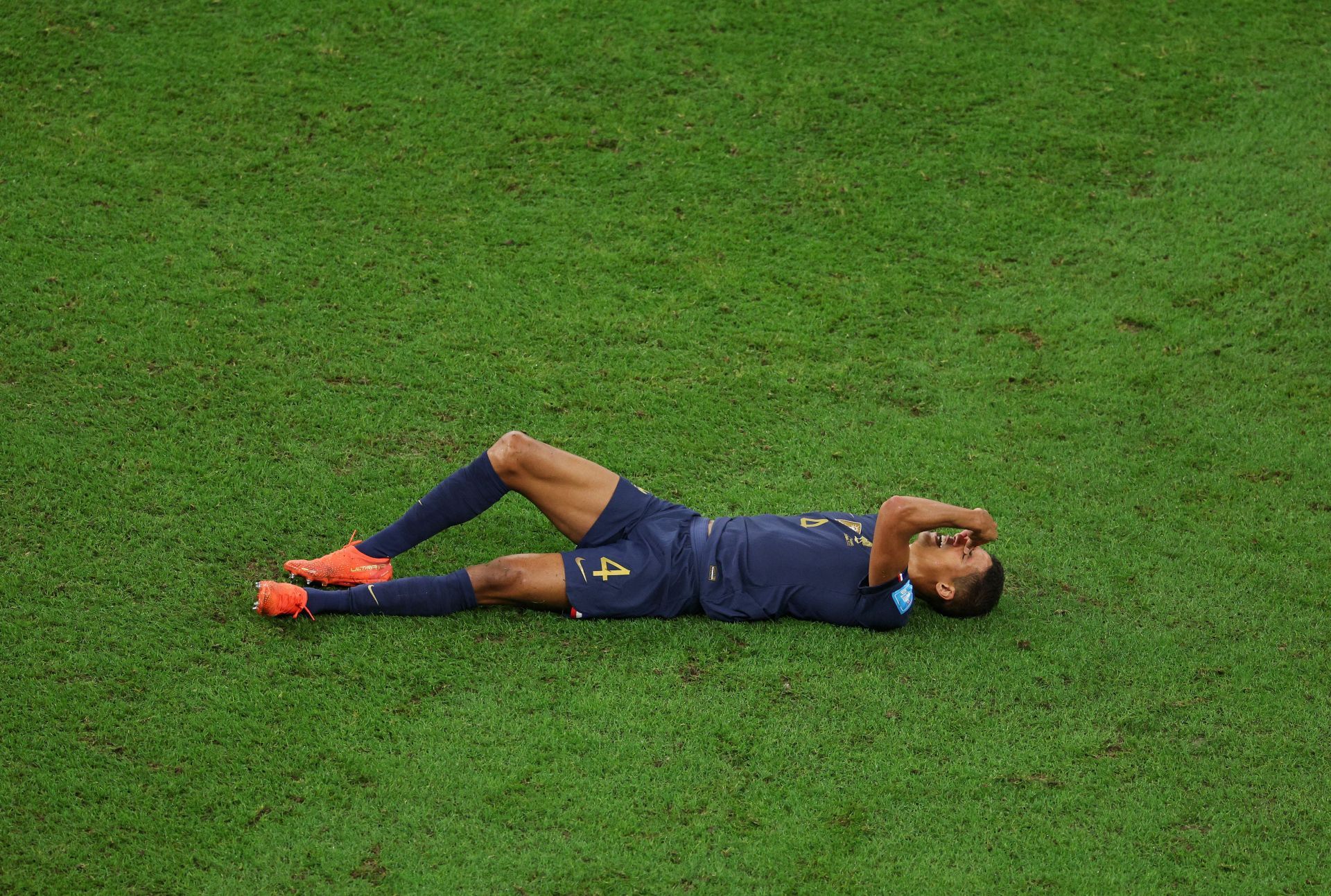 Heartbreak for Varane and Co. as they lost to Argentina.