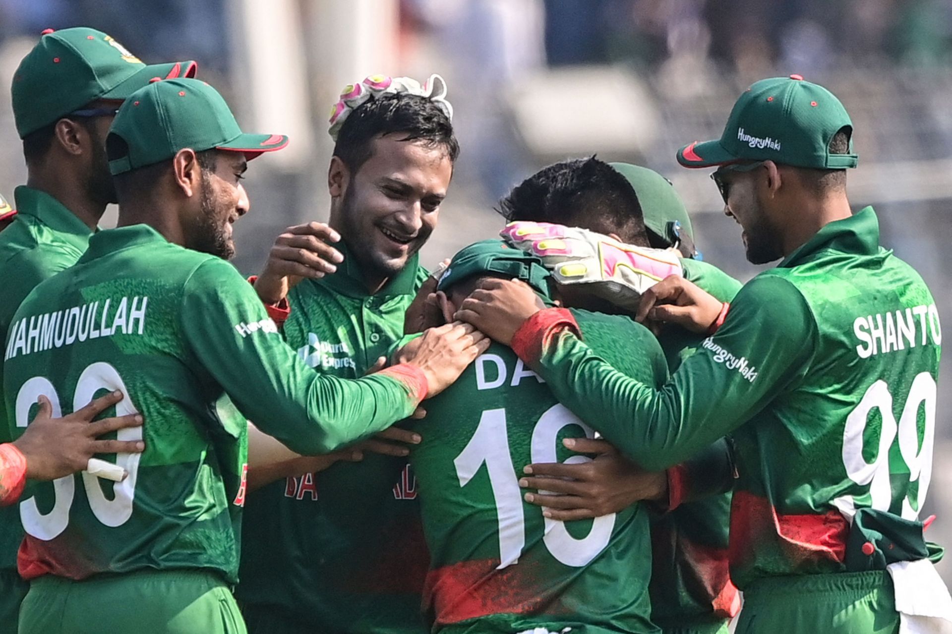 Shakib Al Hasan took a fantastic five-wicket haul in the opening ODI [Pic Credit: ICC]