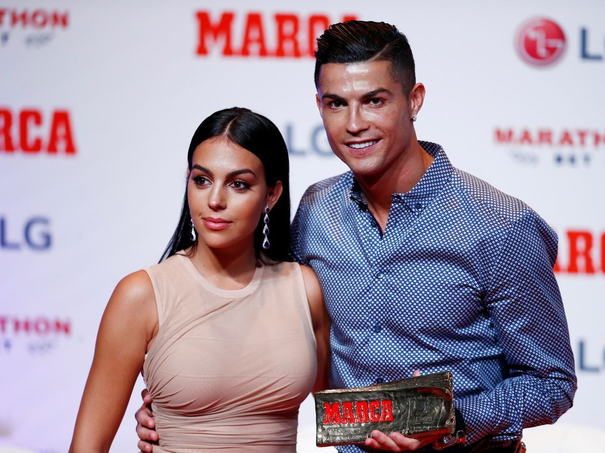 Cristiano Ronaldo and Georgiana Rodríguez (Credit: Hassan Rashed/ Mirror.co.uk)