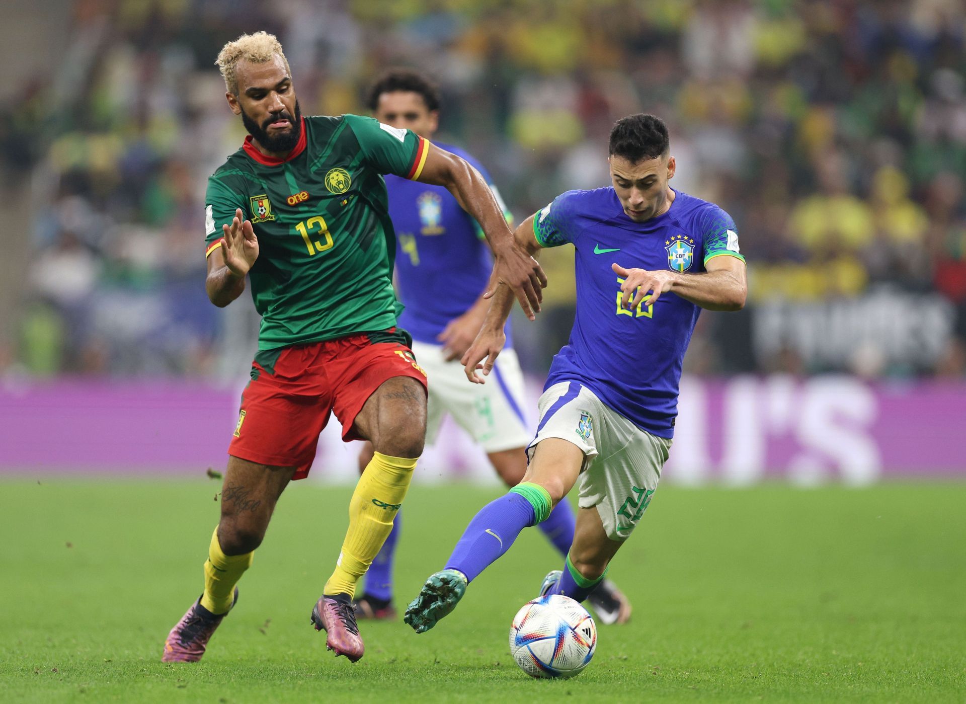 Gabriel Martinelli (right) has been very impressive this season at the Emirates.