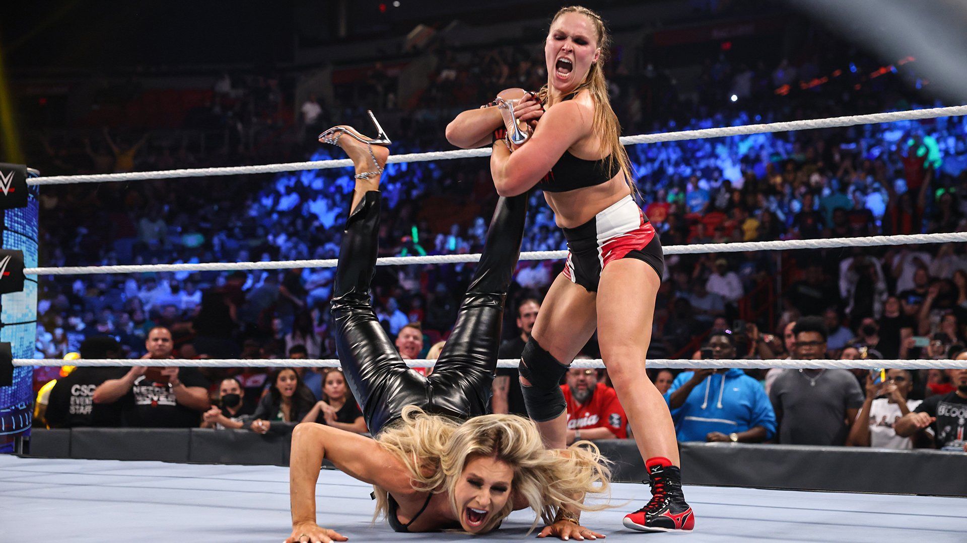 Ronda Rousey and Charlotte Flair