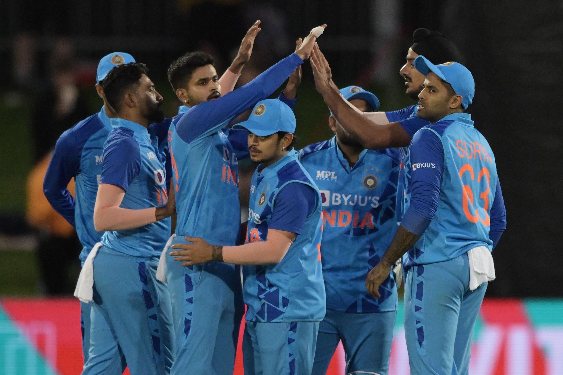 Team India during the tour of New Zealand. Pic: Getty Images