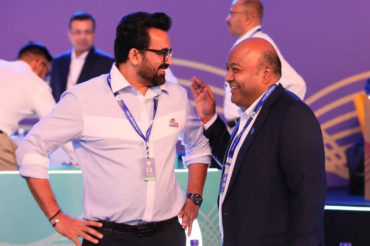 Zaheer Khan was present at the IPL 2023 Auction (Image: IPL)