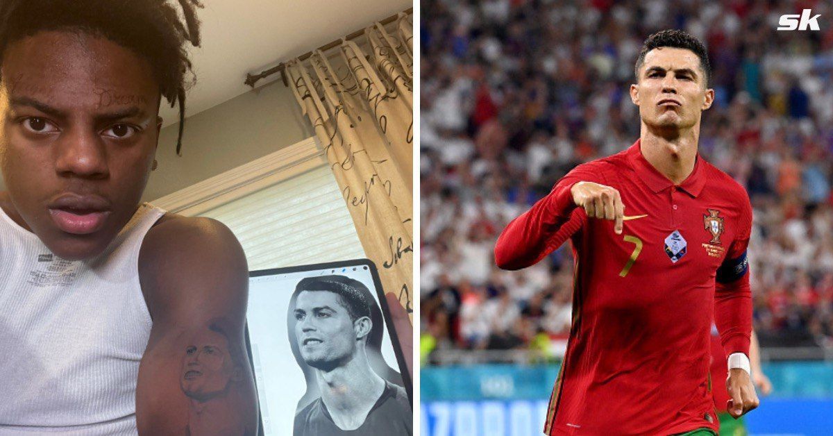 Ishowspeed has gotten a Cristiano Ronaldo tattoo