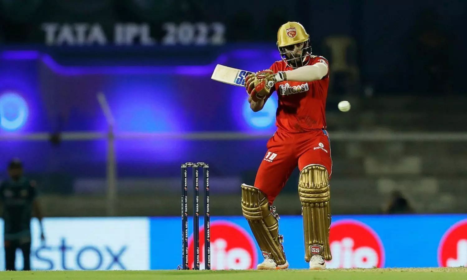 Jitesh Sharma batting for PBKS. Pic: IPLT20.COM