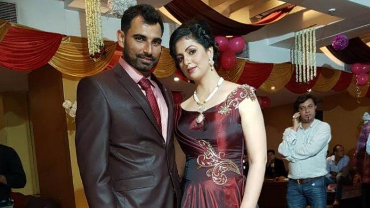 Mohammed Shami (left) and Hasin Jahan