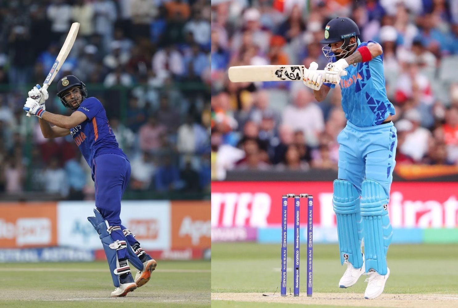 Shubman Gill (left) and KL Rahul played the first two ODIs against Sri Lanka. [P/C: Getty]