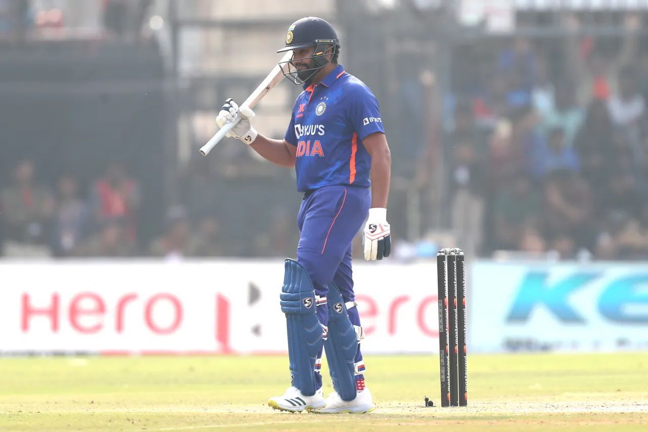 Rohit Sharma finally scored a century in ODI cricket (Image: BCCI)