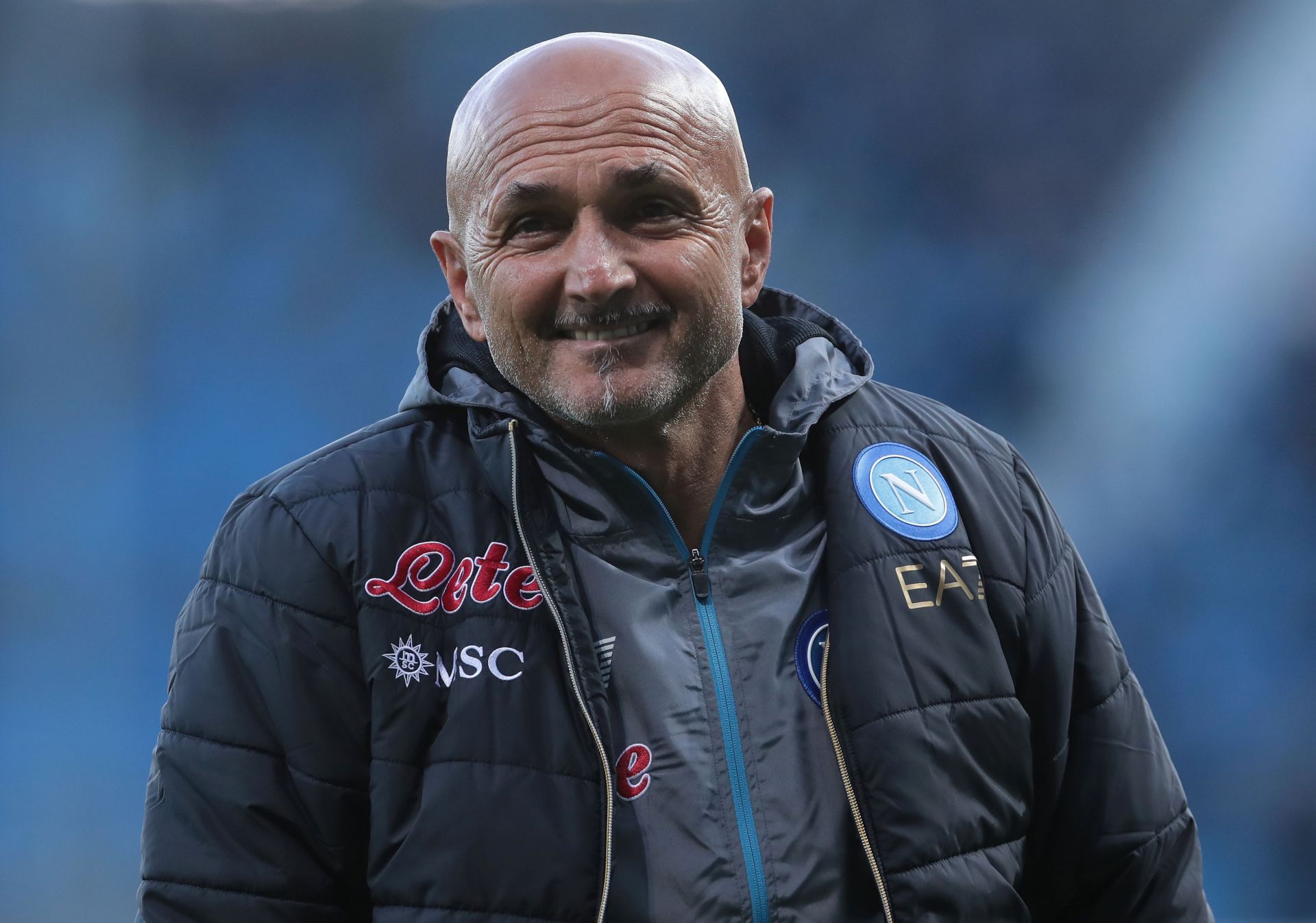 Napoli manager Luciano Spalletti vs Atalanta BC - Serie A