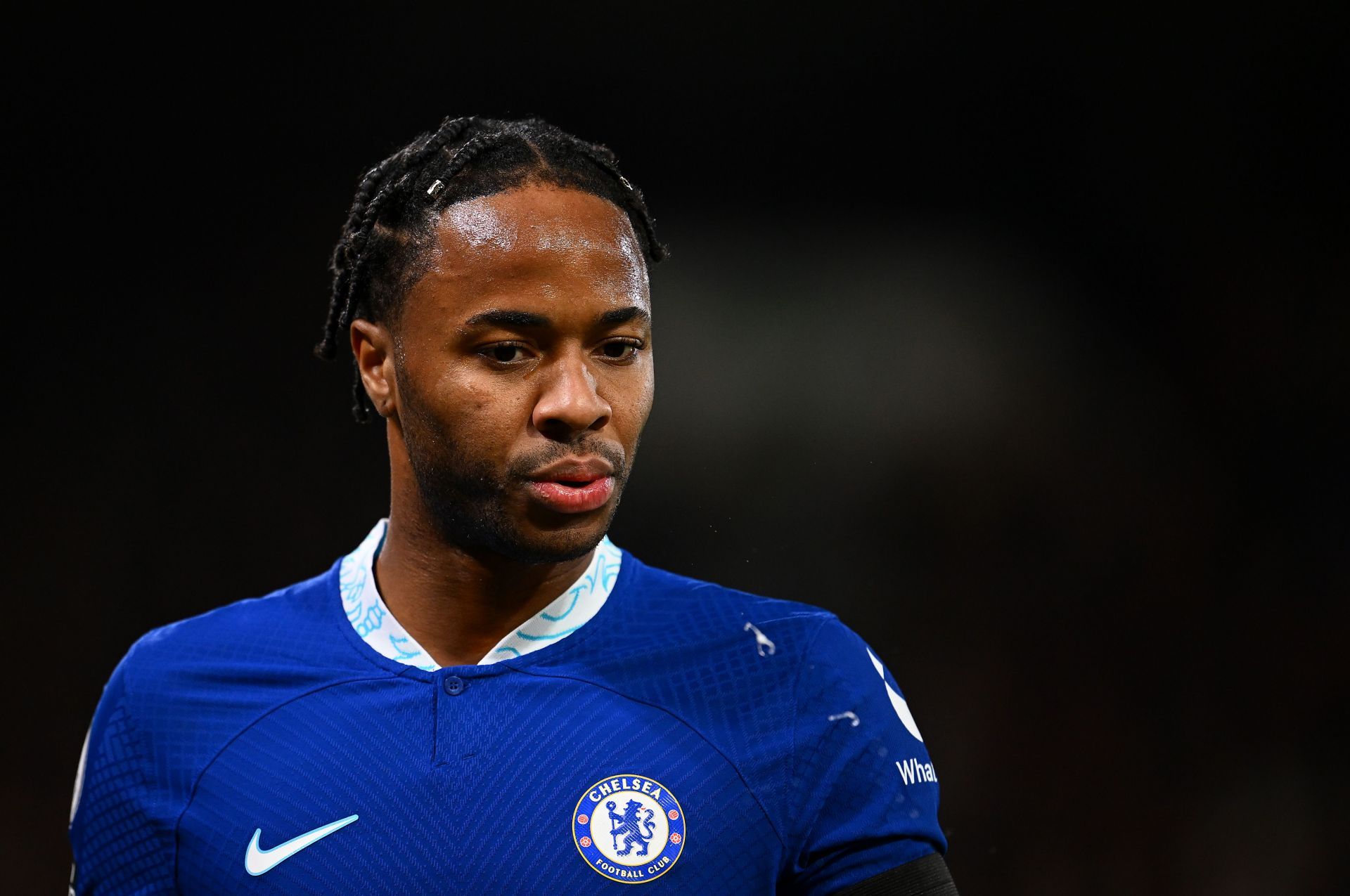 Raheem Sterling has blown hot and cold at Stamford Bridge this season.