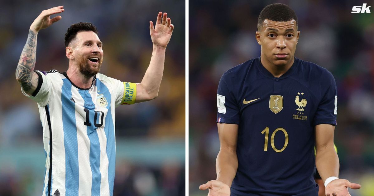 Lionel Messi and Kylian Mbappe clashed in the 2022 FIFA World Cup final