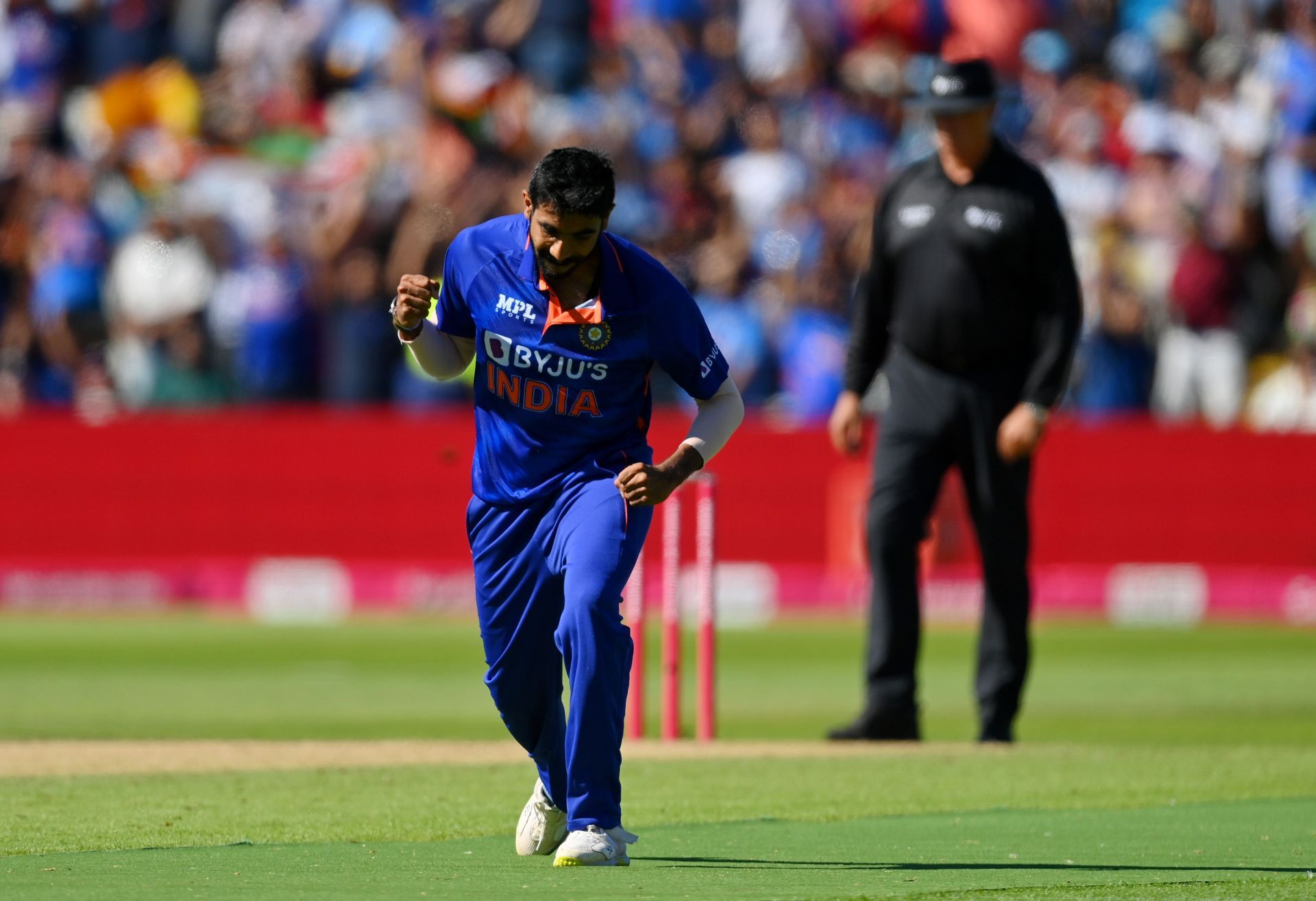 Jasprit Bumrah is recovering from a back injury. Pic: Getty Images