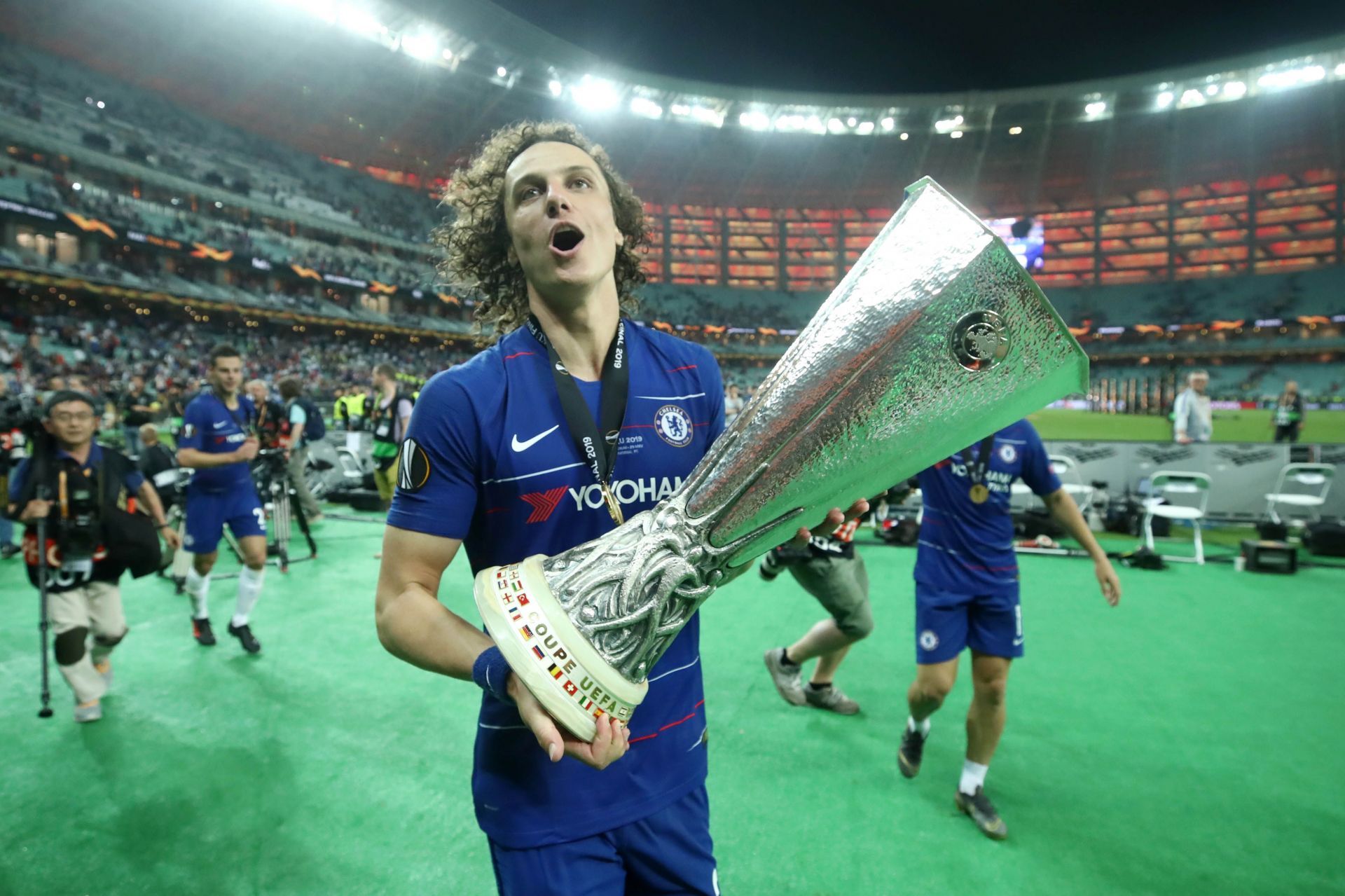 Luiz had two spells with the Blues